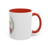 God Money Power Accent Coffee Mug — Inspirational Faith & Success Ceramic Mug (11/15oz)