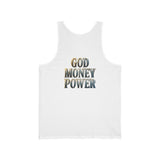 God Money Power Tank Top — Faith & Prosperity Graphic Tank
