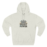 God Money Power Hoodie — Graphic Faith & Hustle Pullover