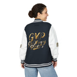 Gold Script 'GVD Get Money' Letterman Jacket