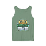 God Money Power Tank Top — Bold Faith & Hustle Graphic Tank