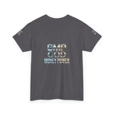 GMP GOD Money Power Tee — Metallic Logo Graphic T-Shirt