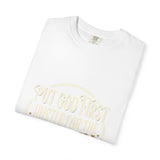 Money Quote T-Shirt — "Put God First, I Hustle For The Money" Graphic Tee