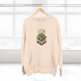 God Power Hoodie — Retro 3D Faith Graphic Fleece Hoodie