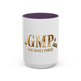 God Money Power (GMP) Accent Coffee Mug — Inspirational Religious Coffee Cup