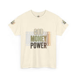 God Money Power Graphic Tee