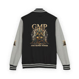 Letterman Jacket — GMP 'God Might Power' Vintage Crest Varsity Jacket