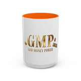 God Money Power (GMP) Accent Coffee Mug — Inspirational Religious Coffee Cup