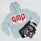 GMP 'God Money Power' Hoodie – Bold Red Logo Fleece Pullover