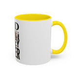 God Money Power-Coffee Mug — Skull Crown Gothic Accent Mug (11oz & 15oz)