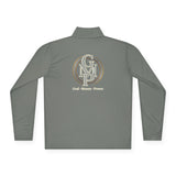 Quarter-Zip Pullover — Gold Monogram "GMP" (God • Money • Power)