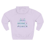 Hoodie - 'God Money Power' Graphic Fleece Pullover