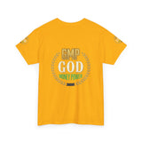 GMP God Money Power Tee — Motivational Gold Laurel Graphic T-Shirt