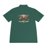 GMP God. Money. Power. Logo Polo