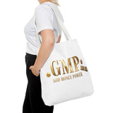 GMP "God Money Power" Gold Logo Tote Bag