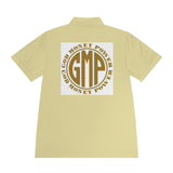 GMP 'God Money Power' Men’s Polo — Gold Logo Athletic Golf Shirt