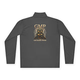 Quarter-Zip Pullover — "GMP God Muscle Power" Logo Athletic Pullover