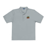 God Money Power- Embroidered 'Good Vibes' Polo Shirt – Casual Golf & Workwear