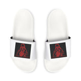 Men's Slide Sandals with Red Demon Graphic