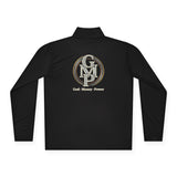 Quarter-Zip Pullover — Gold Monogram "GMP" (God • Money • Power)