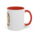 Coffee Mug — "God Money Power" Gold Emblem Accent Mug