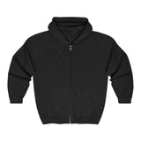 Full-Zip Hoodie — "God Monell Power" Graphic Back Print