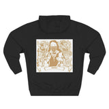 Hoodie — 'God, Money, Power' Vintage Crest Graphic Pullover