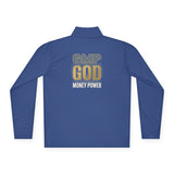 Quarter-Zip Pullover — GMP GOD Money Power Graphic Pullover