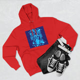 Hoodie - 'God Money Power' Graphic Fleece Pullover