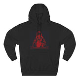 Red Devil Graphic Hoodie — Vintage Occult Illustration Sweatshirt