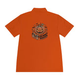 Halloween Pumpkin “God Money Power” Polo Shirt