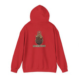 Hoodie — 'God Money Power' Buddha Graphic Pullover