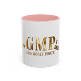 God Money Power (GMP) Accent Coffee Mug — Inspirational Religious Coffee Cup