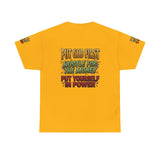 Inspirational Faith Tee — "Put God First, Hustle for the Money, Put Yourself in Power"