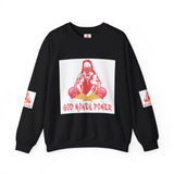 God Money Power Crewneck Sweatshirt — Retro Graphic Pullover
