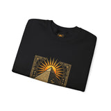 Egyptian Pyramid Sun Graphic Sweatshirt - "Good Morning, Pharaoh" Crewneck