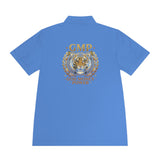 GMP Tiger Crest Polo — God Money Power Chest & Back Logo