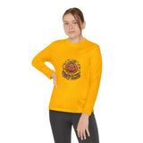 Youth Long Sleeve Tee — 'GMP God Money Power' Jack-O'-Lantern Halloween Shirt