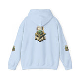 God Power Hoodie — Vintage Stack of Cash Faith Graphic Hooded Sweatshirt