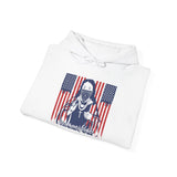 Patriotic Boxer Dog Hoodie — 'God, Money, Power' Americana Pullover