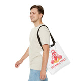 God Money Power Tote Bag — Bold Graphic Religious Streetwear Tote