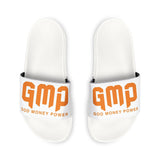 Men's GWP Logo Slide Sandals — Removable Strap White Pool Slides