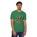 T-Shirt — GMP "God Money Power" Gold Script Graphic