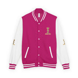 Letterman Jacket — "Champion King" Trophy Crest Varsity Jacket