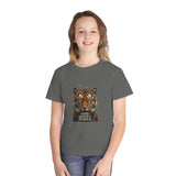Tiger 'God Money Power' Youth Tee — Graphic Animal Kid's T-Shirt