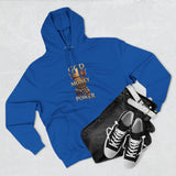 God Money Power Hoodie — Graphic Religious Statement Pullover