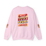 GMP God Money Power Graphic Crewneck Sweatshirt