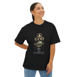 God Money Power Tee — Graphic Oversized Boxy Shirt