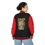 Letterman Jacket — GMP Gold Money Power Rose Varsity Jacket