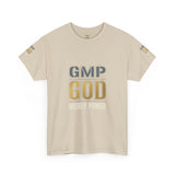 GMP GOD Money Power T-Shirt — Bold Gold Logo Tee